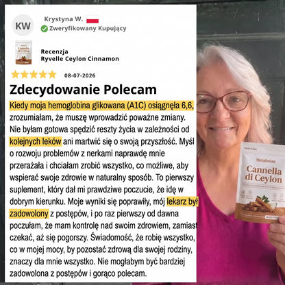 Cynamon Cejloński – Odpowiednik 7200mg z Olejem MCT